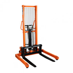 Apilador manual base ancha 1000 kg 1.6 m