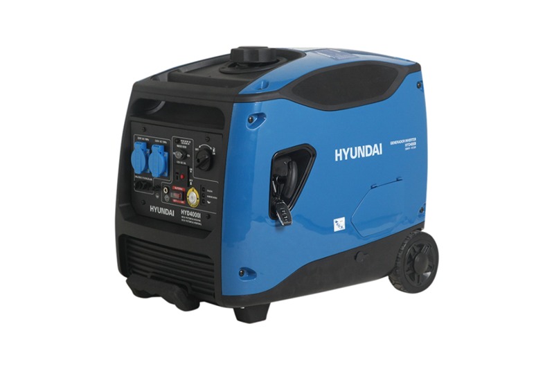 Generador Inverter digital Hyundai gasolina 3,5/4,0 kw Partida electrica y  manual, 82HYD4000I