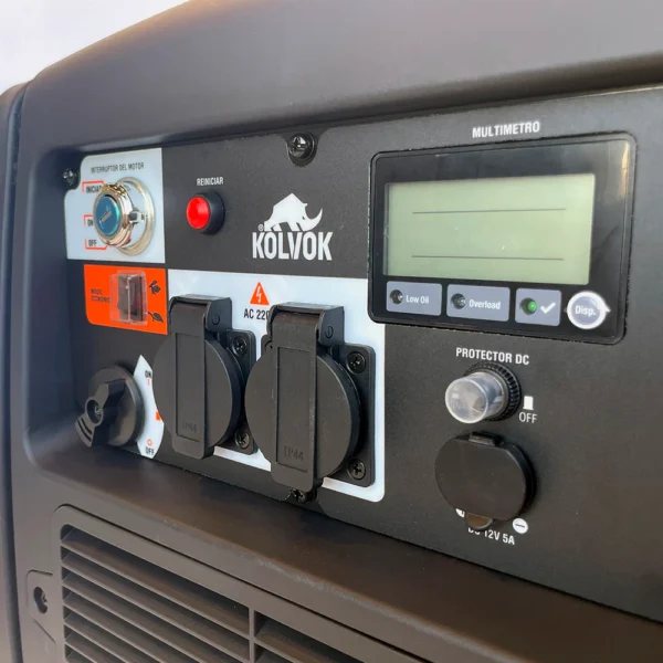 GENERADOR ELÉCTRICO INVERTER KOLVOK IG3200XT 3.2KVA - Imagen 3