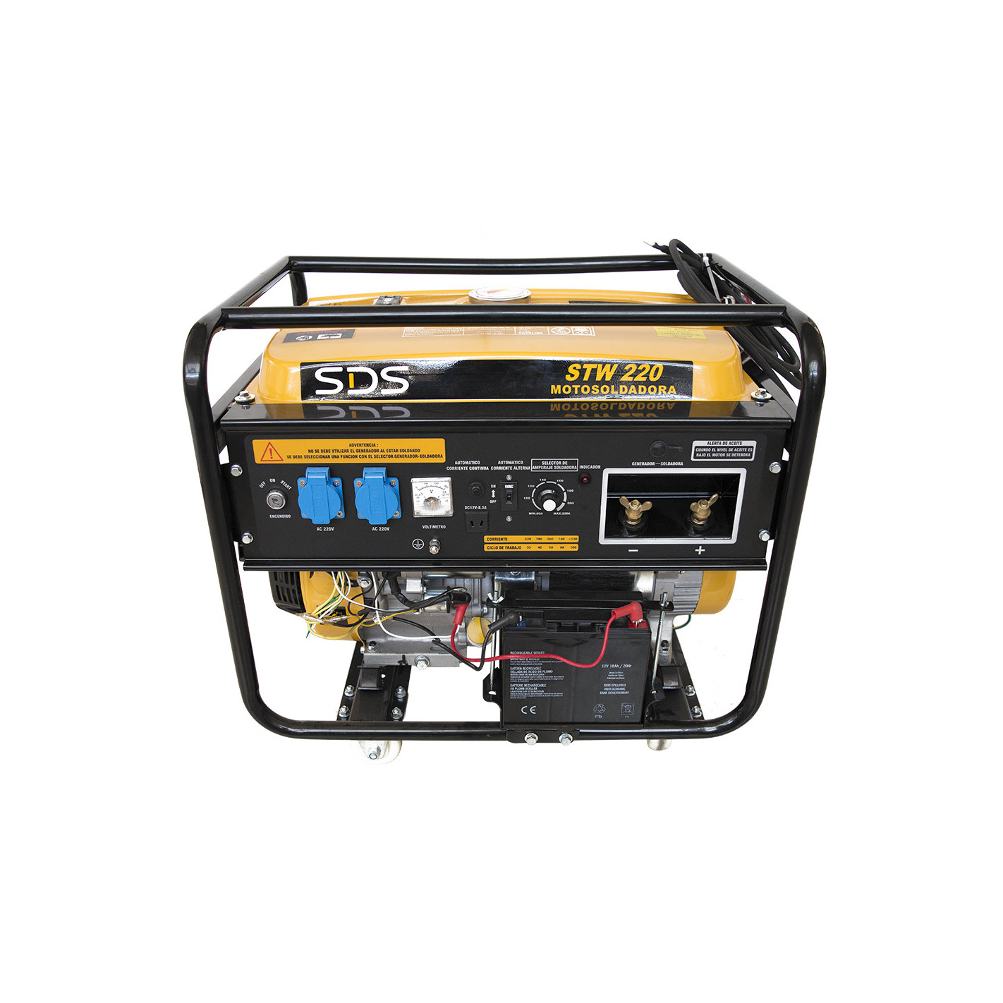 Motosoldadora gasolina 220 amp 5.0kw