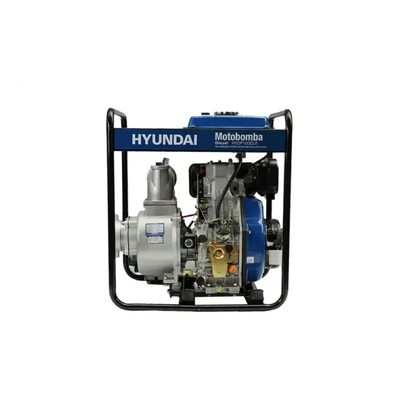 MOTOBOMBA DIÉSEL 4"X4" PARTIDA ELÉCTRICA Y MANUAL AGUA LIMPIA HYUNDAI