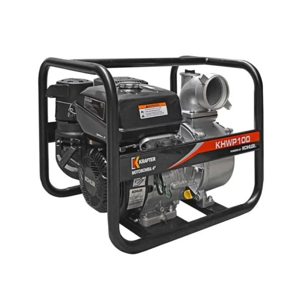 MOTOBOMBA GASOLINA KOHLER KHWP100 4″X4″ CAUDAL