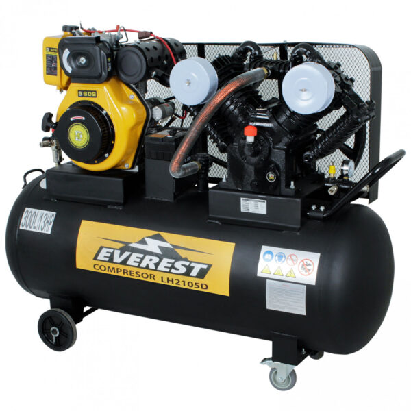 Compresor de Aire Autónomo Diesel 12 HP – 300 Lts - Imagen 4