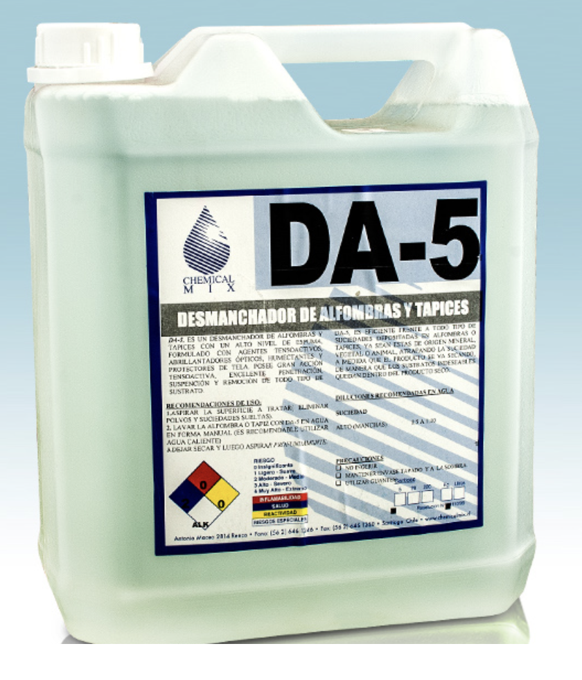 DESMANCHADOR DE ALFOMBRA Y TAPICES BAJA ESPUMA DA-5